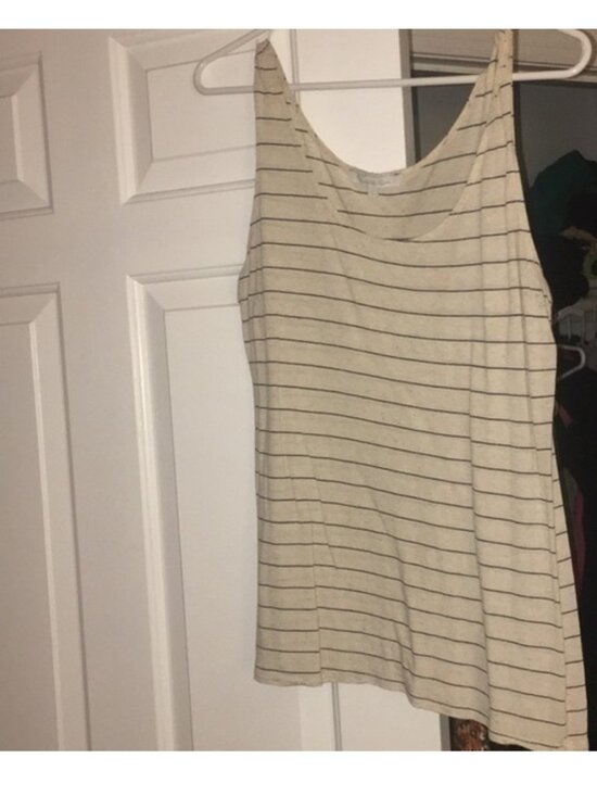 Tops - Navy blue striped top